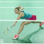 Badminton med Irina